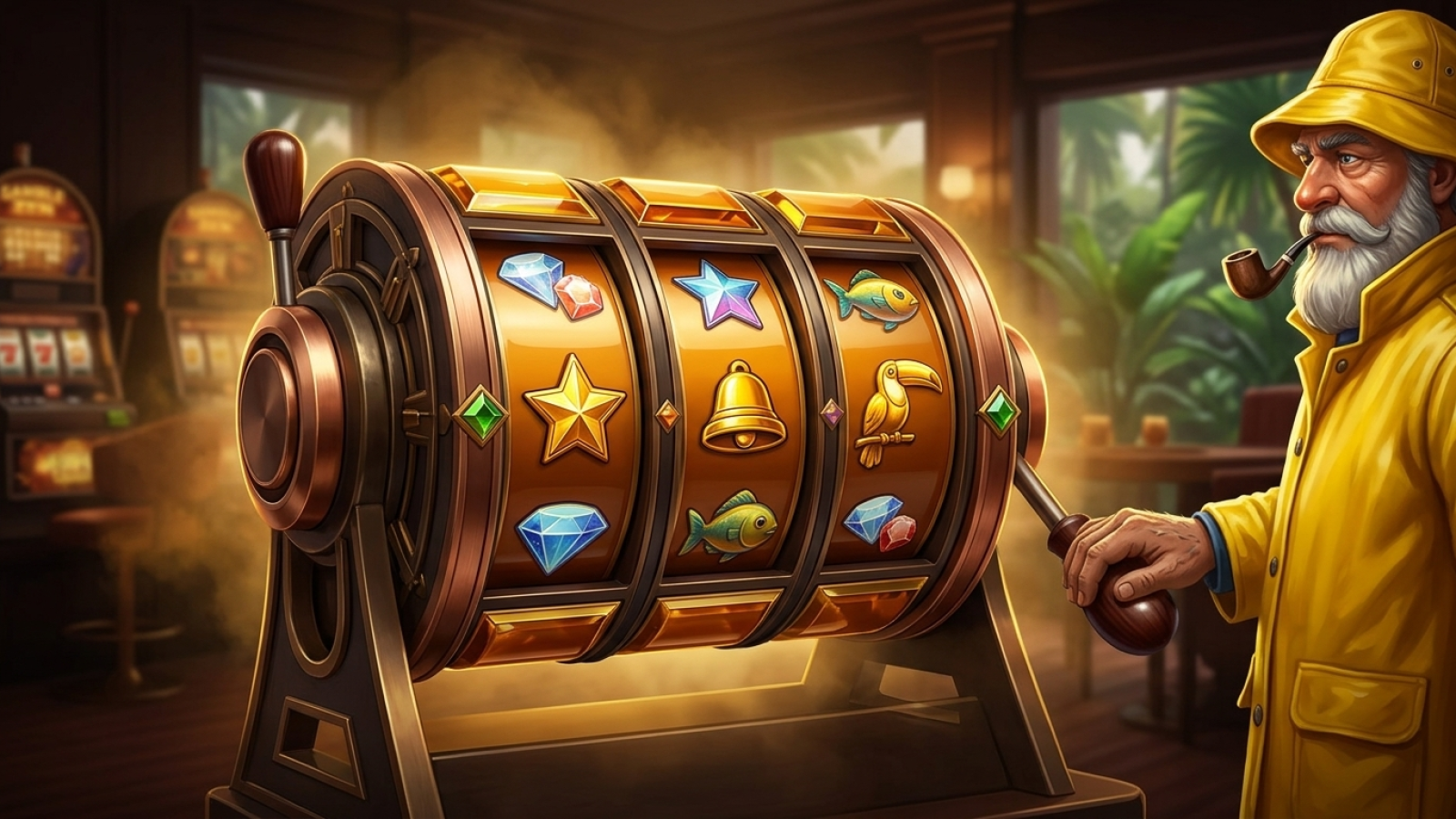 Gamblezen Casino: Illustrative Szene; Bewertung: 9.5/10; Lizenz: Curacao Gaming Control Board